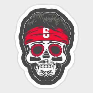 Baker Mayfield Tampa Bay Sugar Skull Sticker